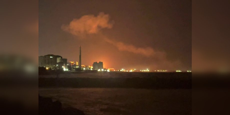 вибух у порту в Махачкалі під час атаки дронів 10 вересня