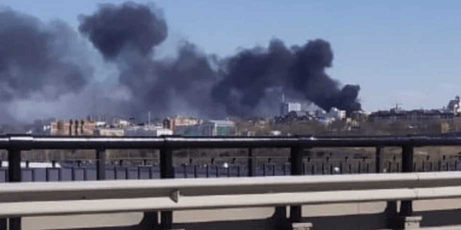 Пожар в Перми, возгорание