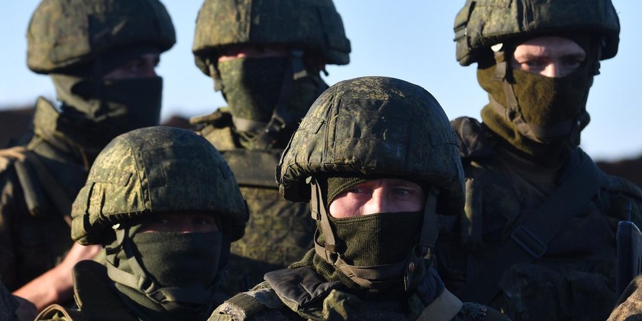 Російські військові готуються для війни в Україні