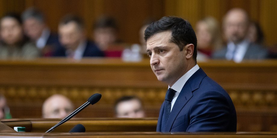 Владимир Зеленский, президент, трибуна