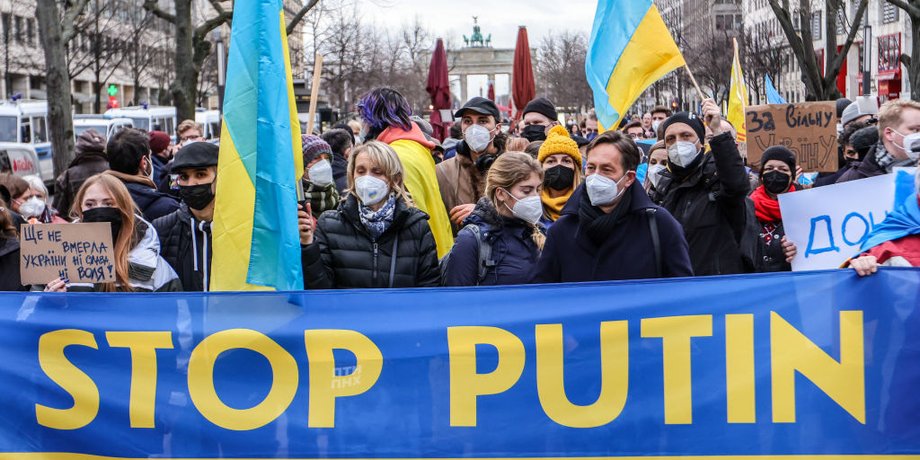 война в Украине, митинг, соцопрос, поддержка ЕС, победа Украины, поражение России