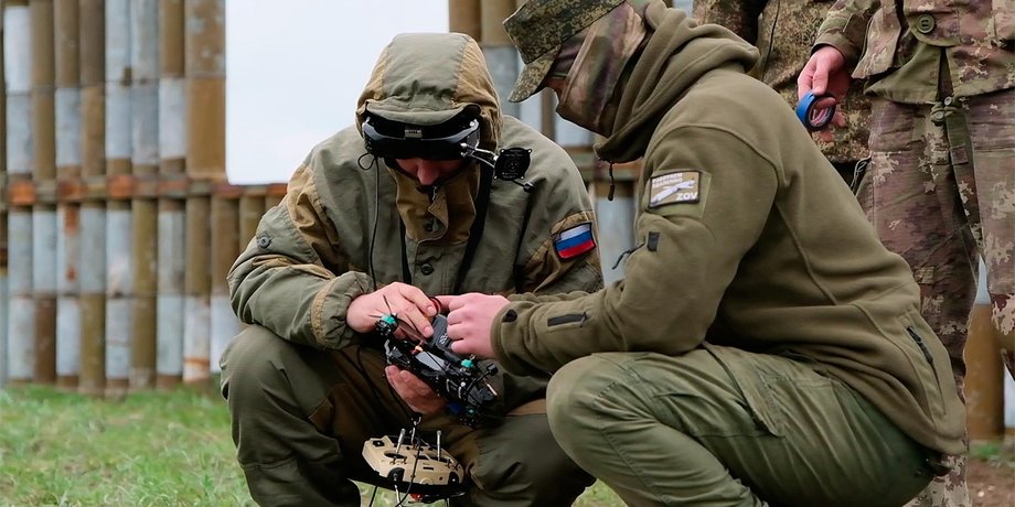 FPV-дрон, дрон, дрони ЗС РФ, російські дрони, ЗС РФ, FPV-дрон росія