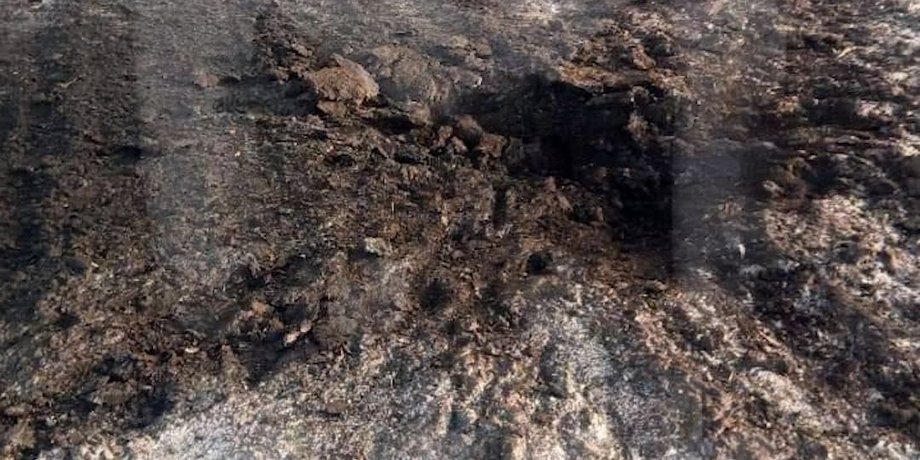 брянская область, обстрел, прилет, воронка, поле, дроны, беспилотники, бпла,