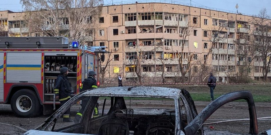 Удар по Кривому Рогу 4 апреля