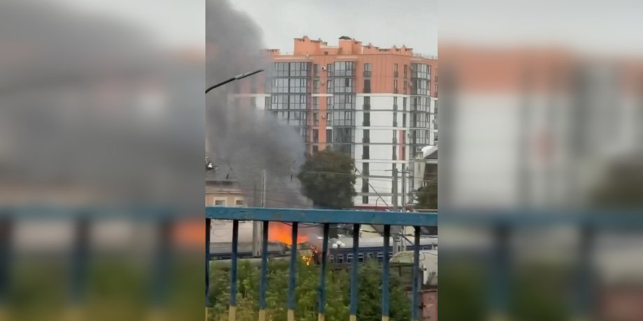Удар по железнодорожному вокзалу в Луцке