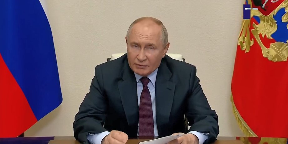 Президент РФ Володимир Путін, Путін про війну, Путін про перемогу у війні, путін мирні перемовини, путін заява 26 серпня