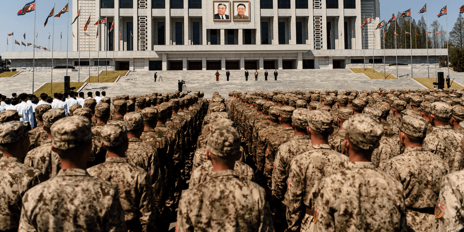 північнокорейські солдати, північна корея, війська КНДР