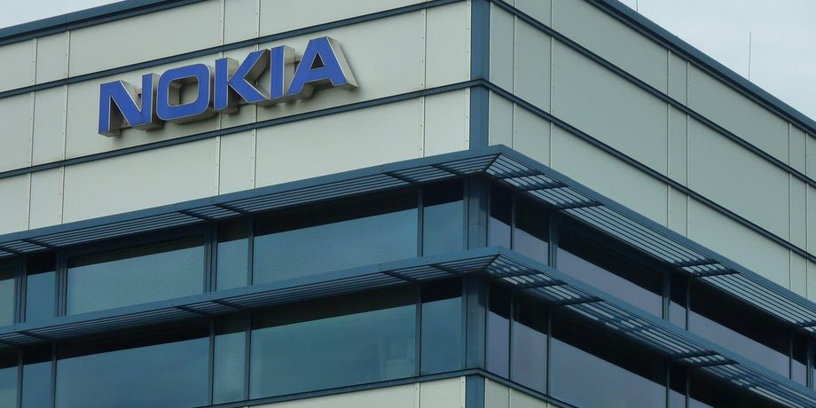 Nokia, здание, логотип
