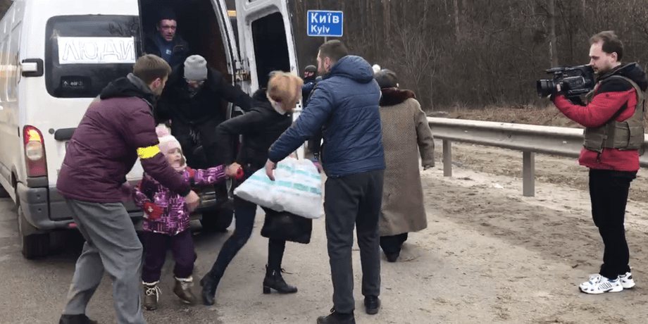 Эвакуация жителей Ирпеня , Ирпень, война,