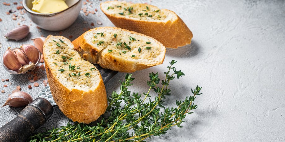 гренки с чесноком, рецепт гренок
