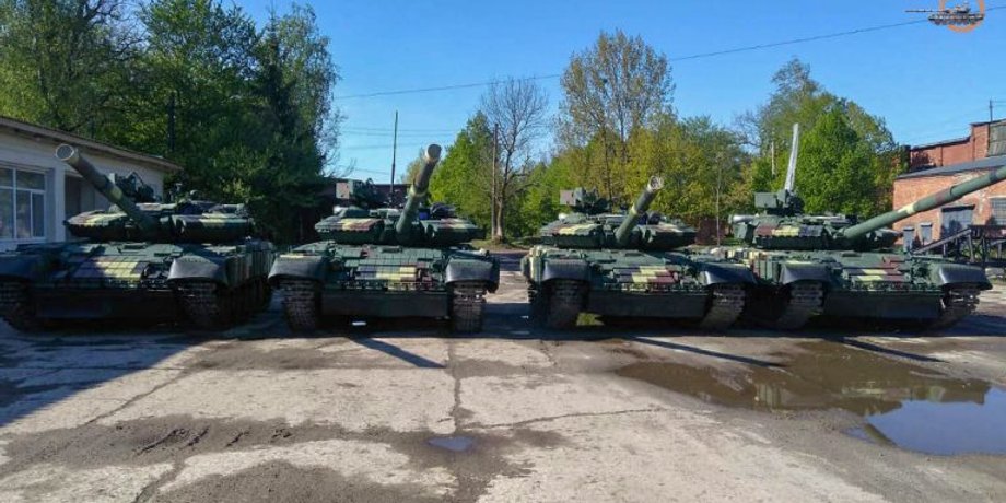 Модернизированные танки Т-64. Фото: "Укроборонпром"