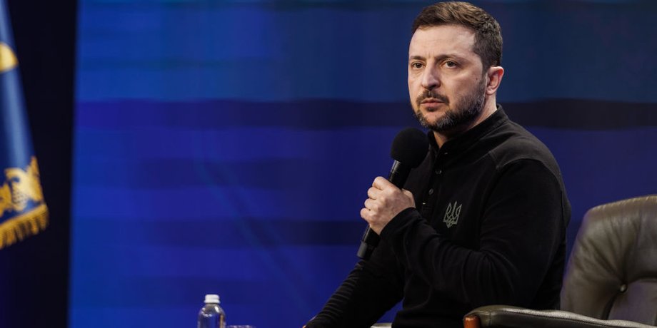 Президент України Володимир Зеленський, Зеленський пресконференція, Зеленський третя річниця війни, Зеленський заява 23 лютого, Зеленський відповідь