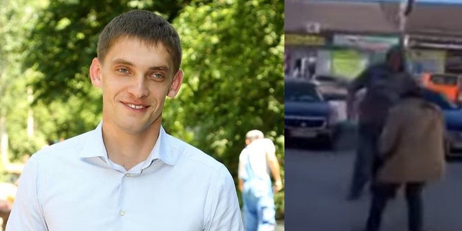Мелитополь, чиновник, пьяный, рынок, шоу, видео,
