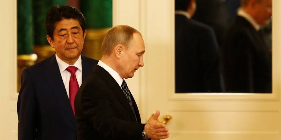 Путін на зустрічі з Сіндзо Абе