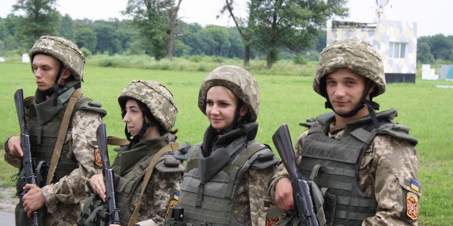 студенты, военная форма, военная кафедра, доннту