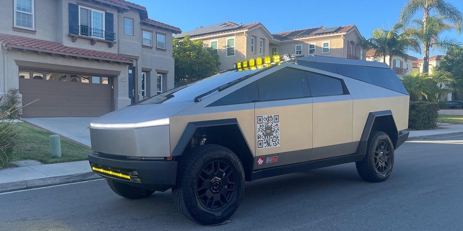 автодом тесла, Tesla Cybertruck, дом на колесах, пикап Tesla Cybertruck, автодом Tesla