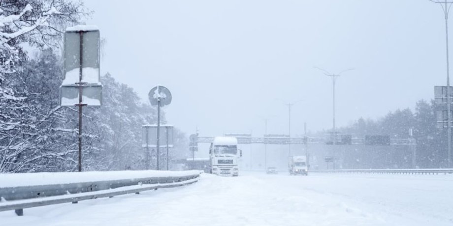 Непогода, Киев, въезд, транспорт, крупногабаритный транспорт, ограничения