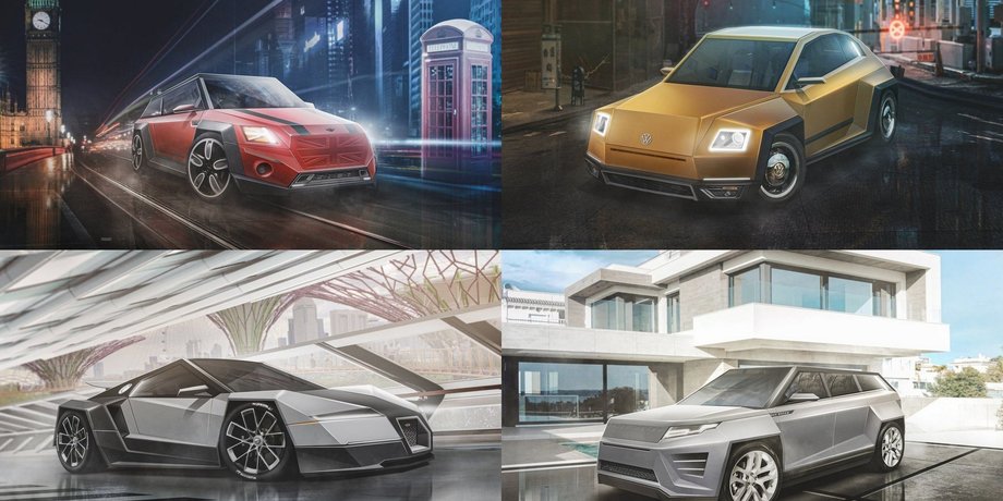 Авто, Автомобілі, Дизайнери, Дизайн, Стиль, Tesla, Tesla Cybertruck, Електромобілі, Фото