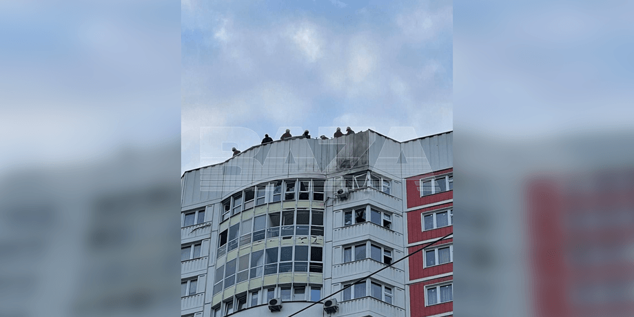 москва, бпла, дом, многоэтажка, атака БПЛА, атака беспилотника