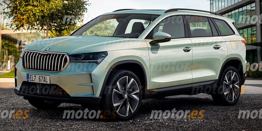 Skoda Kodiaq 2024, Skoda Kodiaq, новый Skoda Kodiaq, кроссовер Skoda Kodiaq