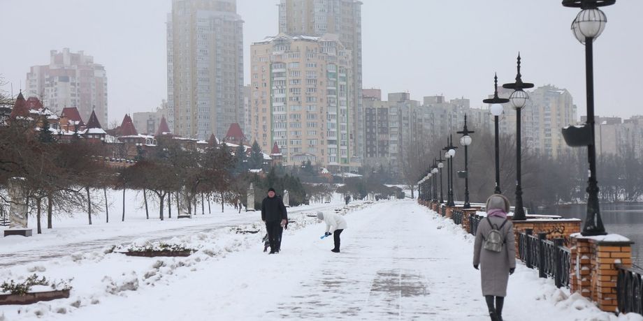 погода україна, зима, київ зима