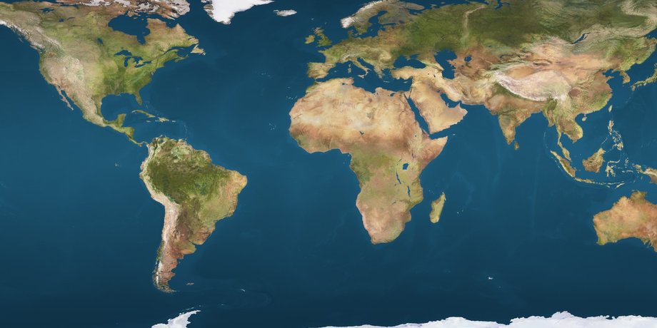 континенты, моря, океаны, суша, изображение