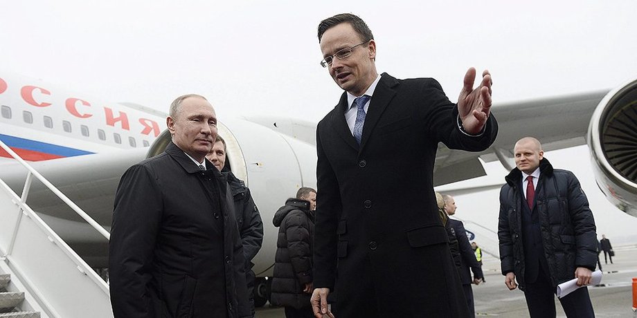 Петер Сіярто, мід угорщини, саміт миру, Володимир Путін