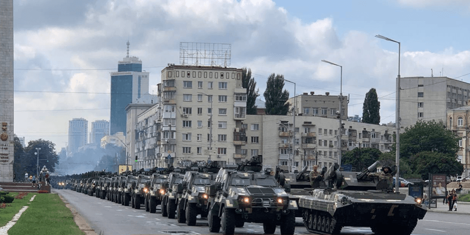 парад, день независимости, репетиция парада в Киеве