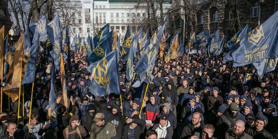 "Національний корпус", мітинг