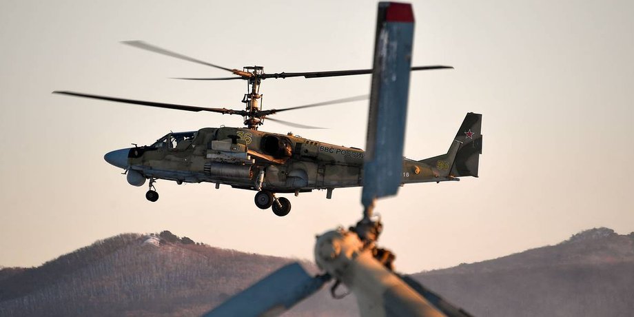 Російський вертоліт Ка-52