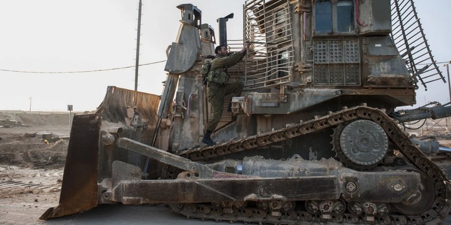 бульдозер Caterpillar ЦАХАЛ