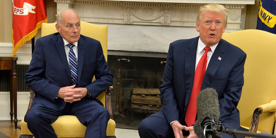 джон келли, дональд трамп