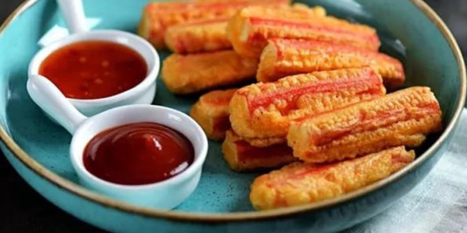 крабовые палочки, фаршированные крабовые палочки