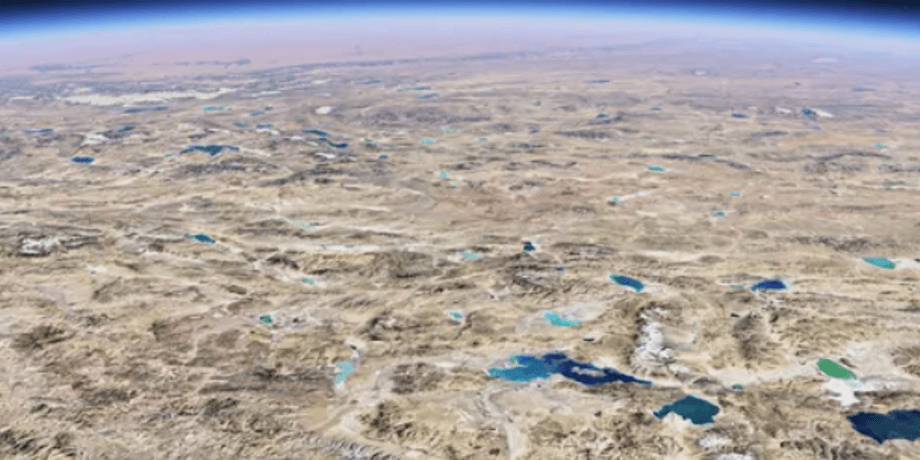 Снимок Гималайских гор Google Street View