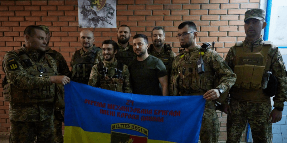 президент на фронте