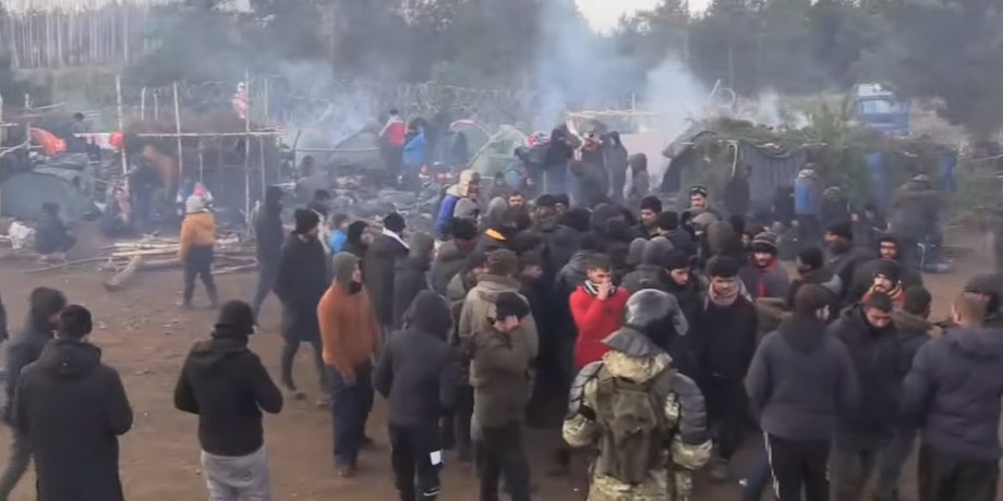 Мигранты, Беларусь, Польша, граница