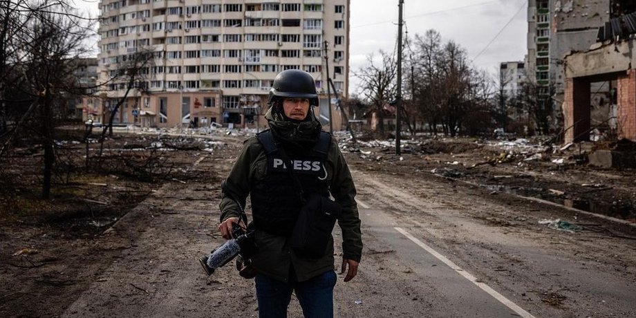 Дилан Коллинз, репортер AFP, Украина, война в Украине