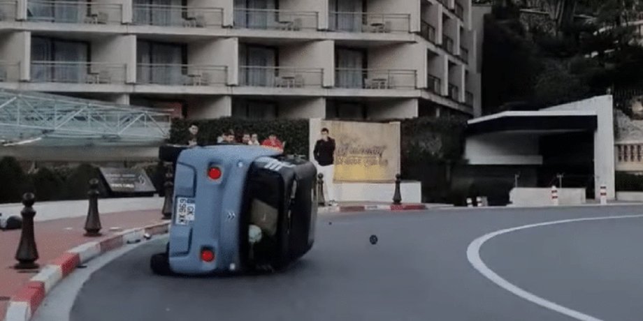 ДТП Ситроен Монако, ДТП в Монако, Гран-при Монако, Citroen Ami, электромобиль Citroen