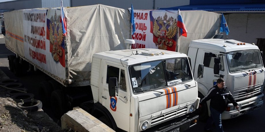 Российский гумконвой / Фото: Михаил Почуев, ТАСС