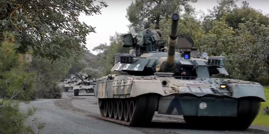 кипрские танки, танки Т-80У Кипр