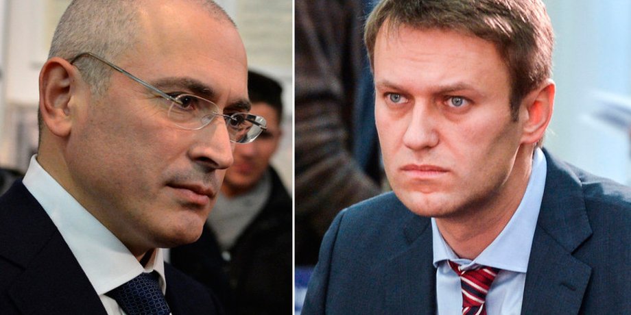 Михаил Ходорковский и Алексей Навальный / РИА "Новости"