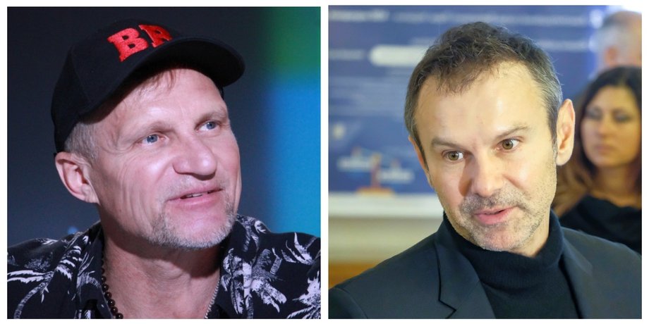Олег Скрипка, Святослав Вакарчук, інтерв'ю, колаж