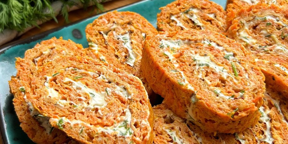 морковный рулет