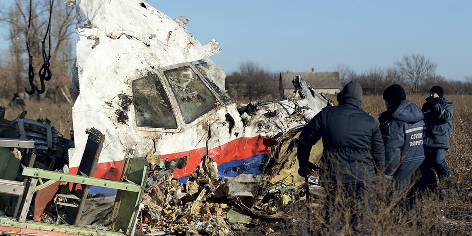 На месте крушения МН17 / Фото: Getty Images