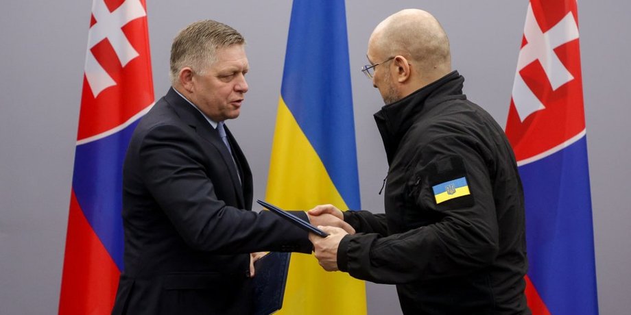 роберт фицо, мирные переговоры, война в украине, денис шмыгаль