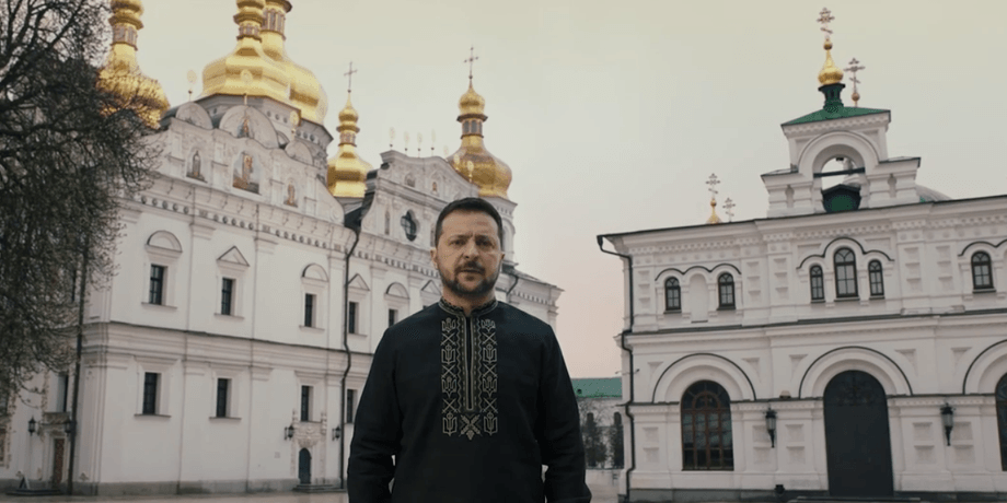 Володимир Зеленський, вітання Володимир Зеленський, Президент України, вітання Великдень Зеленський