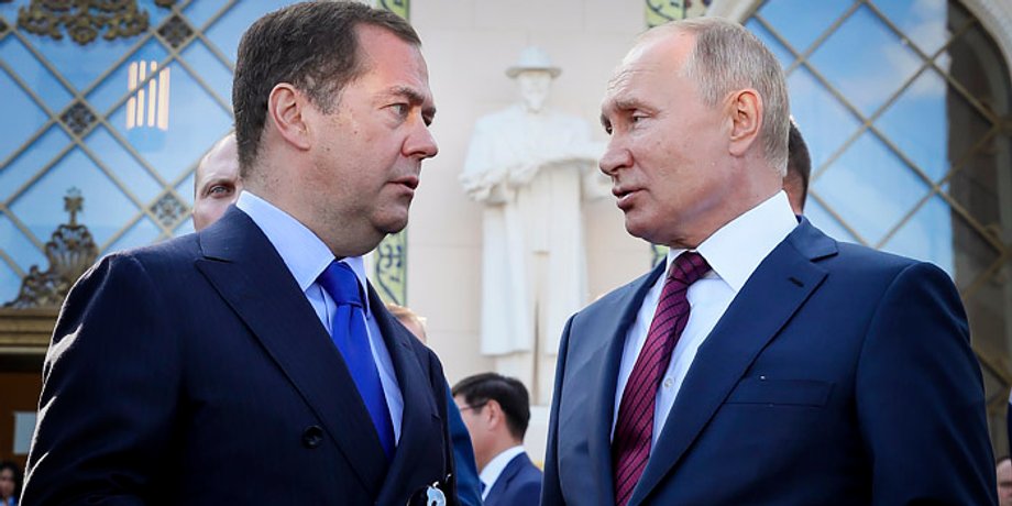 Дмитрий Медведев и Владимир Путин