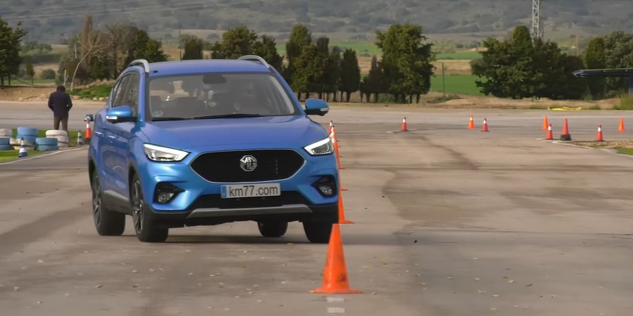 MG ZS, Кросовери, Випробування, Відео, Експерти, Керованість, Іспанія, Тести, Лосиний тест