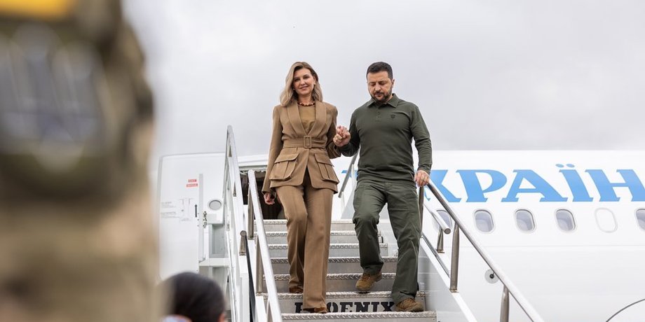 володимир зеленський, олена зеленська