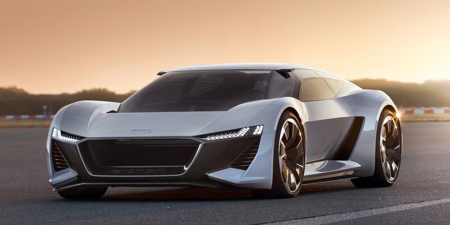 Суперкар Audi, Audi R8 e-tron, электромобиль Audi, Audi e-tron, электрокар Audi